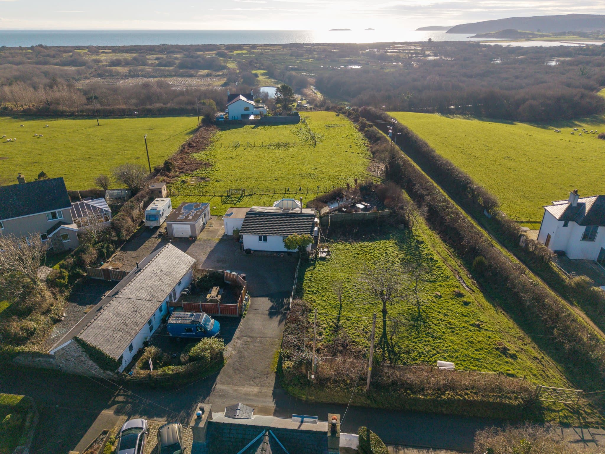 Lleiniau Hirion & Orchard Cottage, Penrhos, Pwllheli, Gwynedd, LL53 7NF